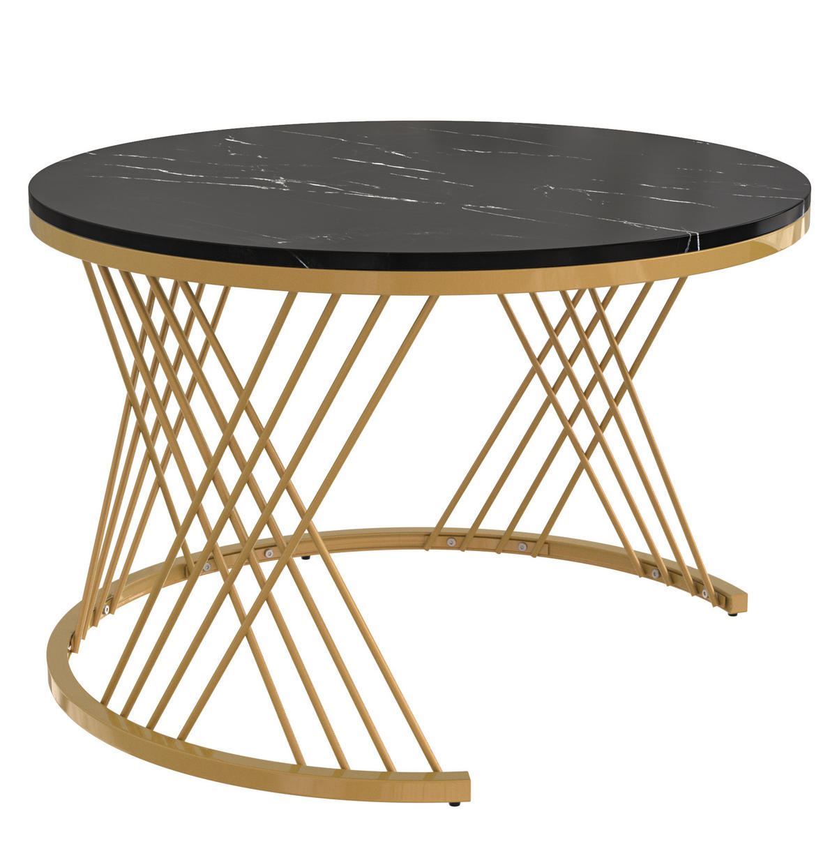 KLUBSKA miza, 70/70/45,5 in 50/50/38,5 cm, MDF črna s predalom - črna, leseni material (70/70/45.5cm) - BEAOK