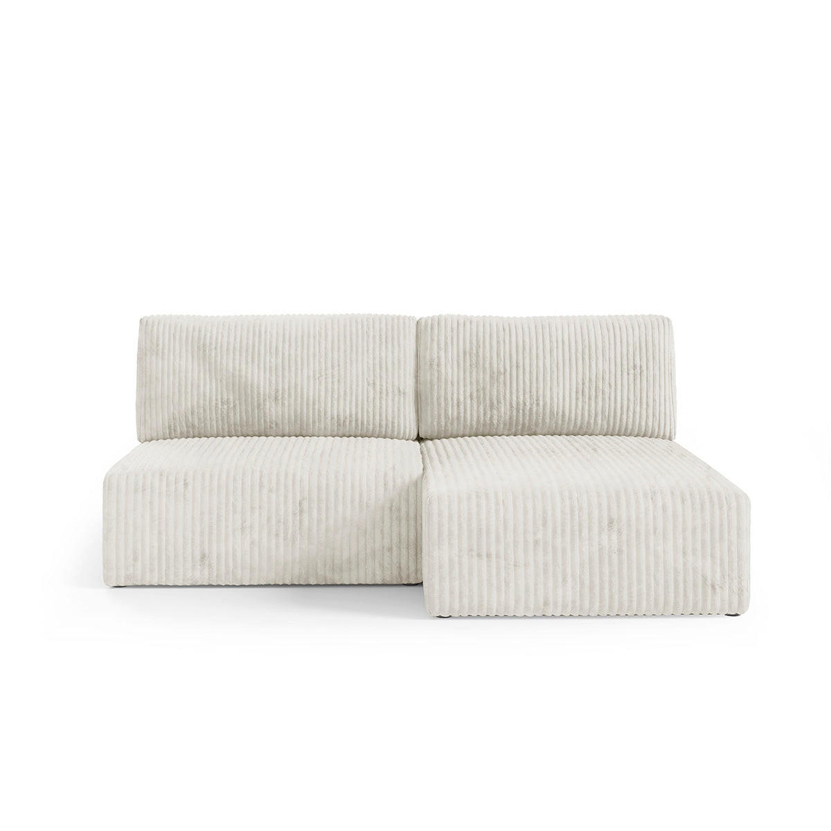 ECKSOFA Angela 3 Sitzplätze Weiß - Weiß, Holz (210/149cm) - Petits-meubles