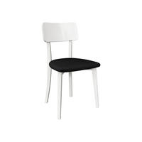 ESSZIMMERSTUHL Hugo VI - Schwarz/Weiß, Holz/Textil (47/86/48cm) - MIRJAN24