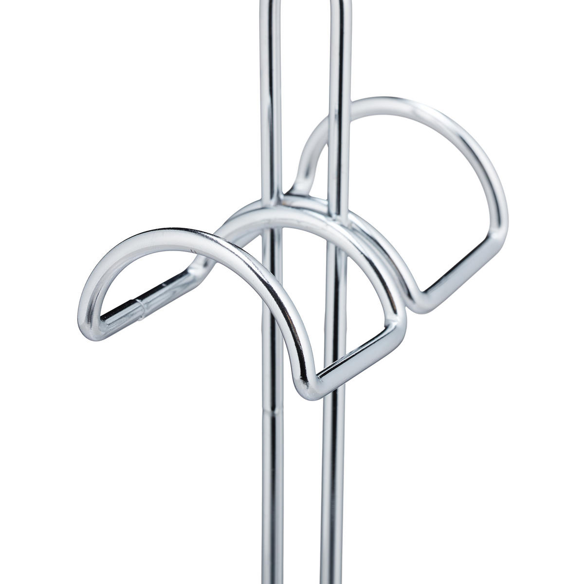 VEŠIAK na tašky - strieborná, kov (4.5cm) - Relaxdays