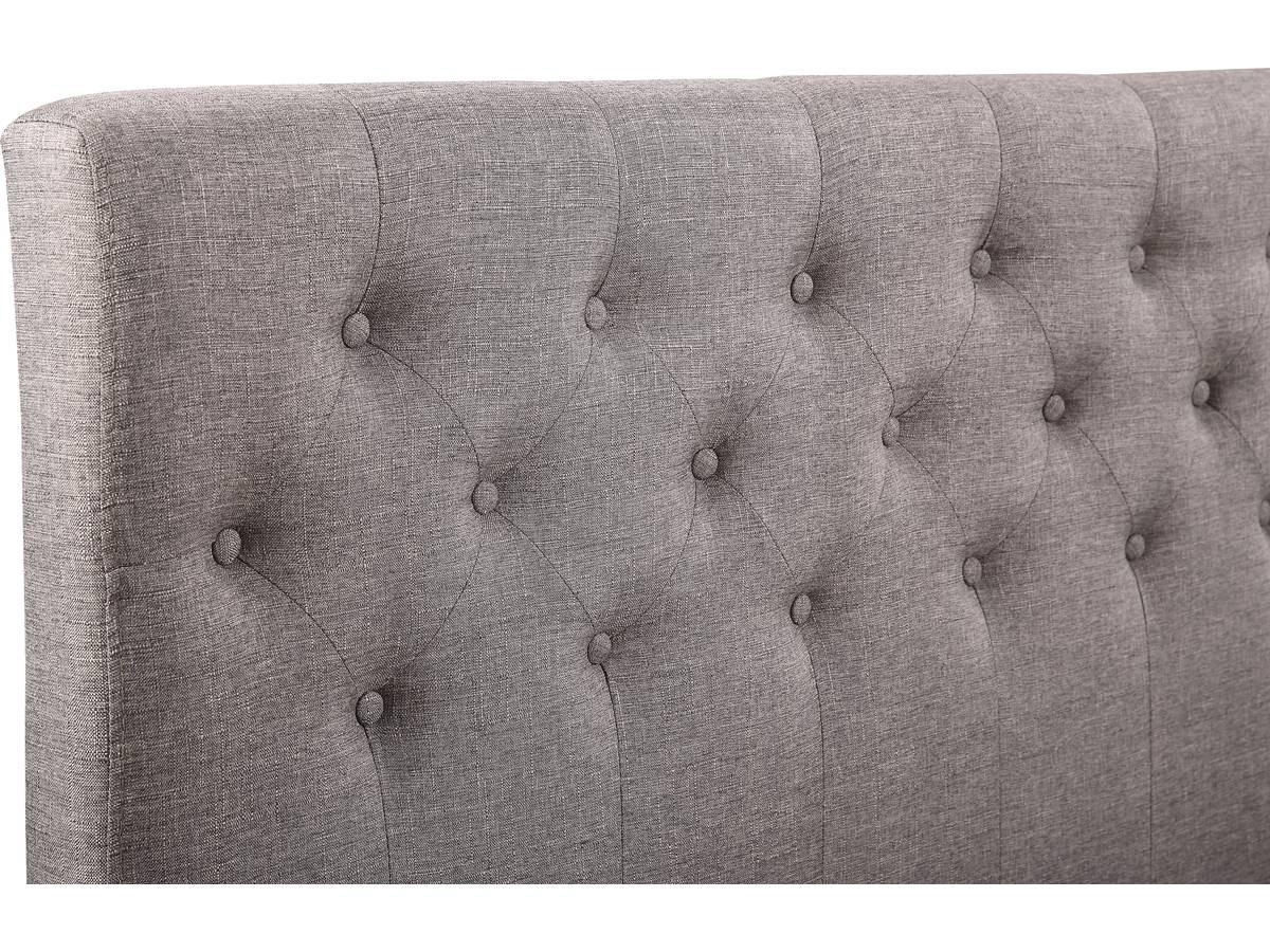 POLSTERBETT Emmy Taupe - Taupe, Textil (160/200cm) - Habitat Garten