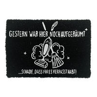 ROHOŽ - černá, textil/plast (60/40cm) - Relaxdays