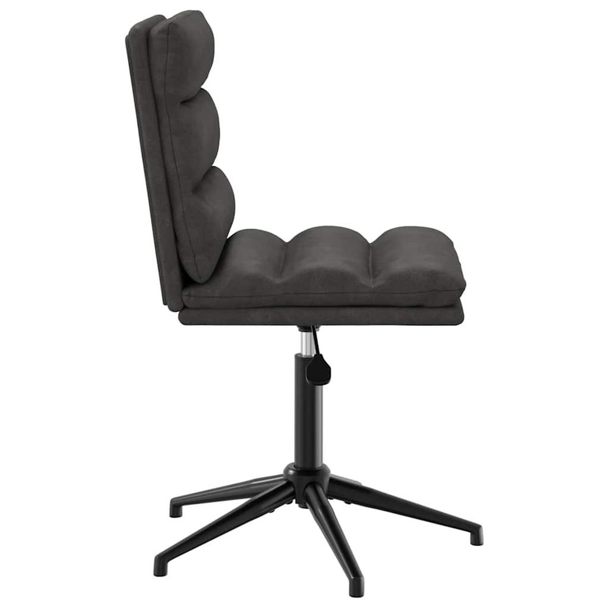 STUHL-SET 2 Stk Korngrafenhain 44/84/50 cm - Schwarz, Leder (44/84/50cm) - ZMH