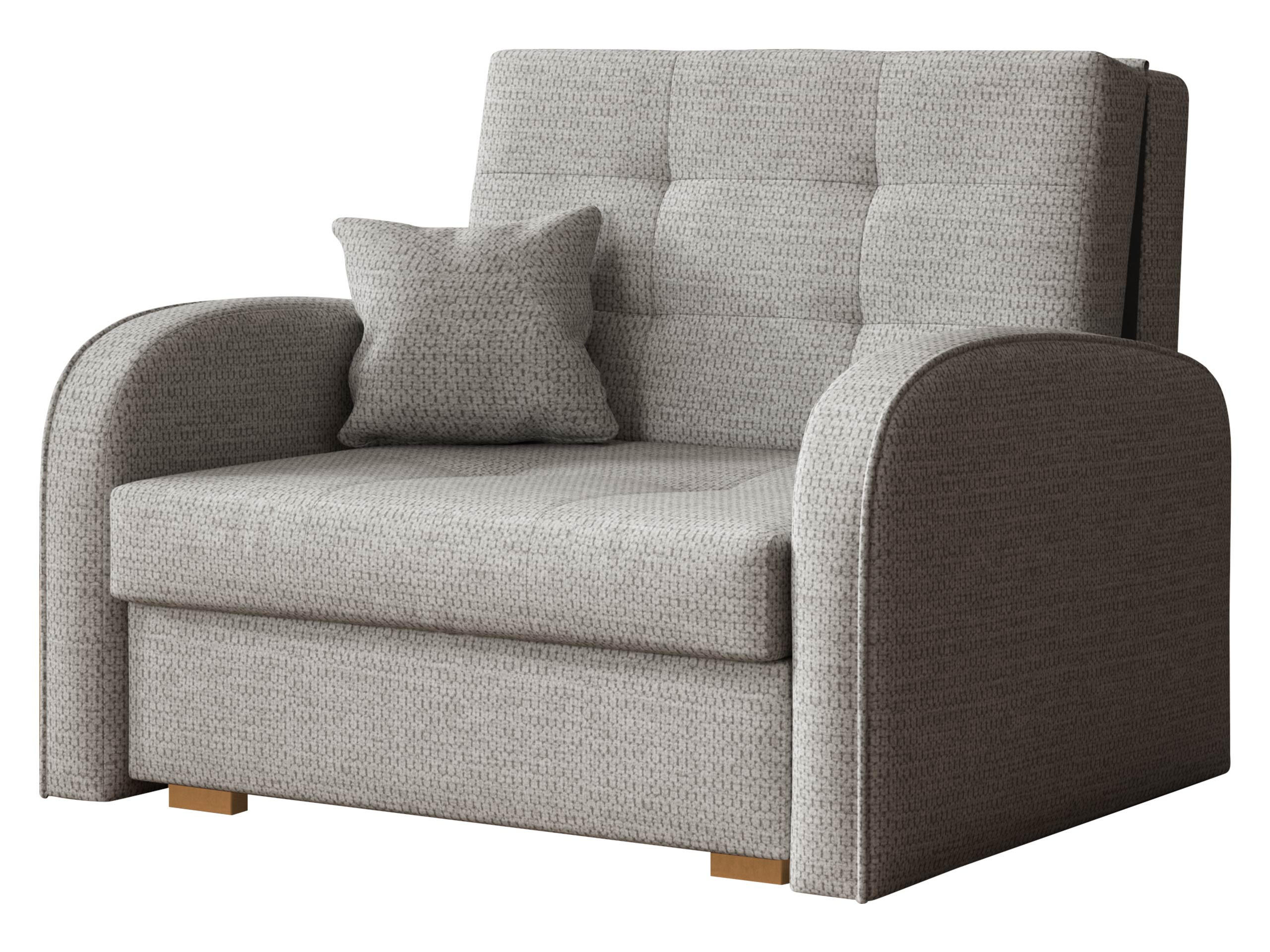 SCHLAFSOFA Viva Gold I - Hellgrau/Braun, Holz/Textil (103/85/98cm) - MIRJAN24