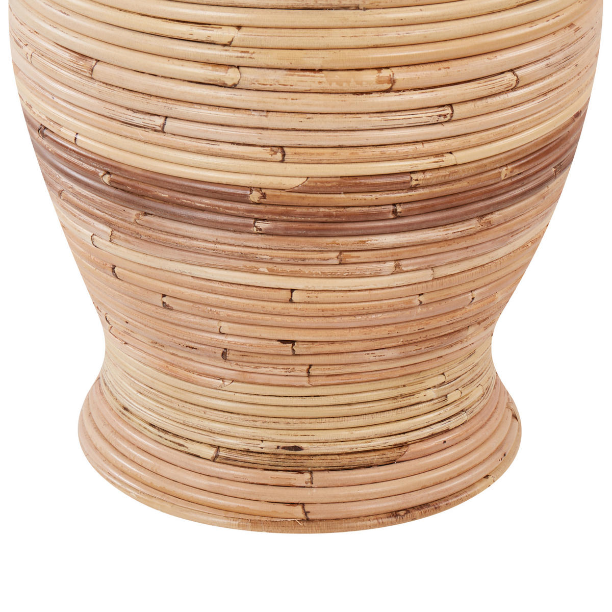 DEKOVASE Rattan natürlich Trinisa - Naturfarben, Naturmaterialien (70cm) - Beliani