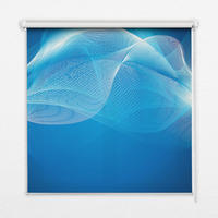 VNÚTORNÁ roleta - okenná roleta - roleta - 100x100 cm - Modrá animácia - modrá, plast (100/100/0.5cm) - TULUP