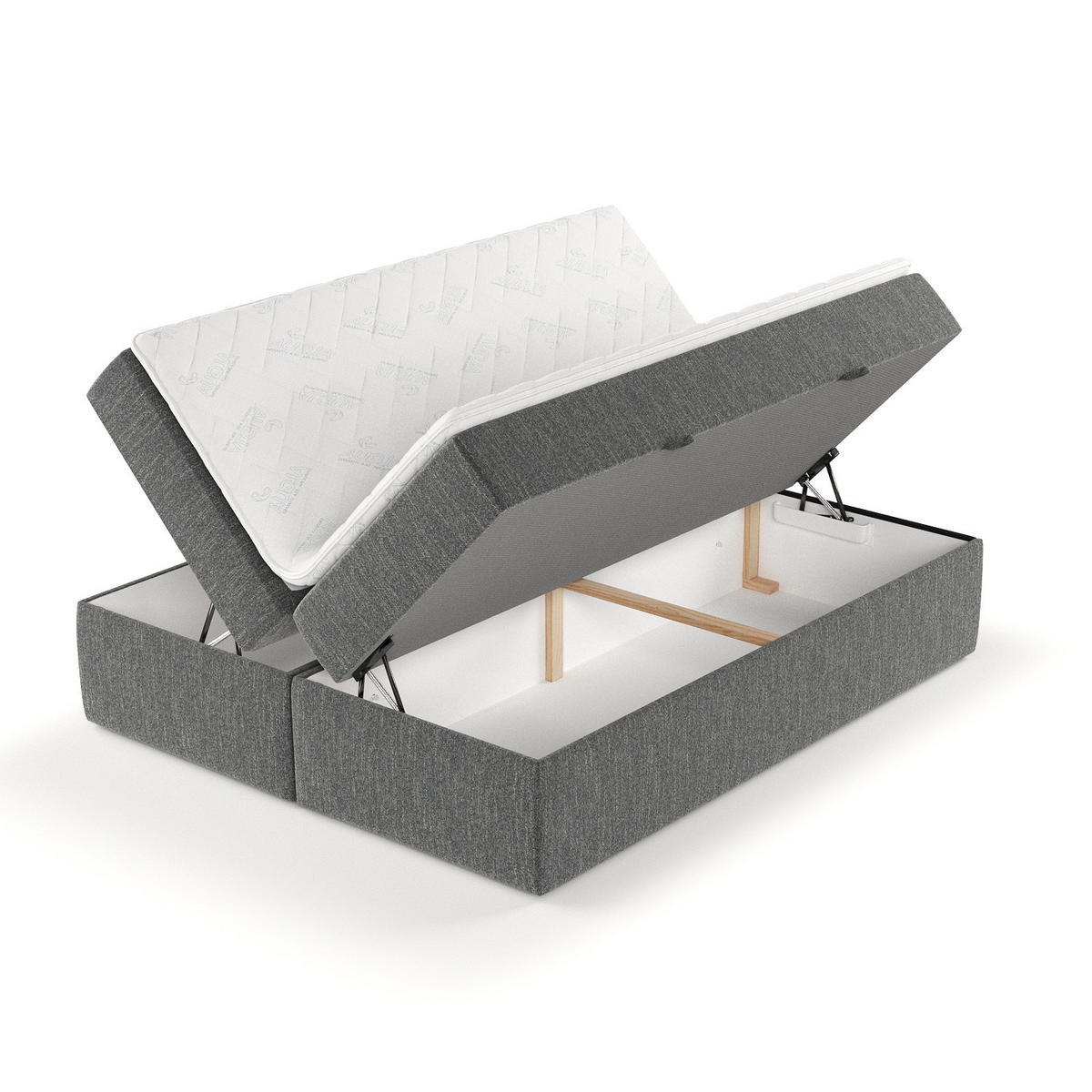 BOXBETT Yoko Schwarz 160/200 cm - Schwarz, Holz/Holzwerkstoff (160/200cm) - Maison de Reve