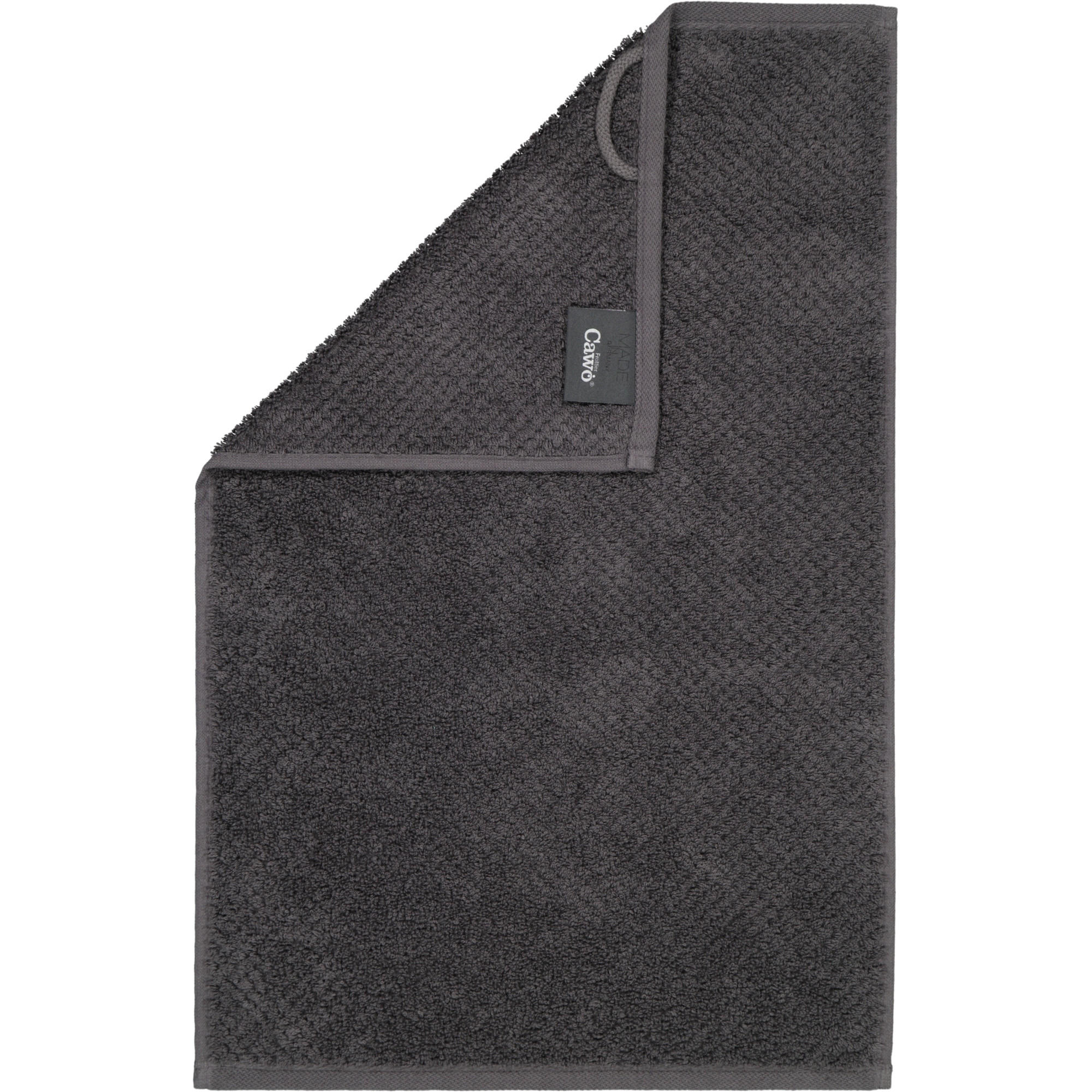 GÄSTETUCH PURE 6500 BASALT - 740 - Grau, Textil (30/50cm) - Cawoe