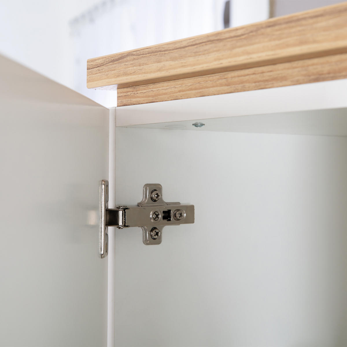 KLEIDERSCHRANK Finn - Weiß, Holz/Holzwerkstoff (134.5/200/55cm) - Roba