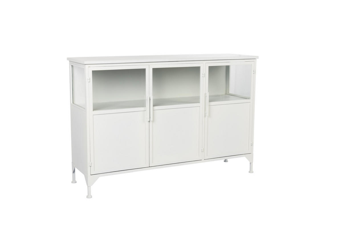 SIDEBOARD Miya - Weiß - 120/35/80 cm - Weiß, Metall (35/80/120cm)