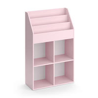 KINDERREGAL Luigi Rosa 72 x 114.2 cm ohne Faltboxen - Rosa, Holzwerkstoff (72/114.2/31.2cm) - Vicco