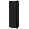 SCHUHSCHRANK Faltbar (Schwarz) - Schwarz, Textil (28/170/58cm) - Intirilife