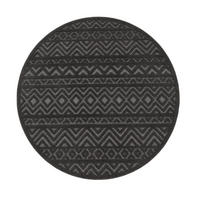 OUTDOORTEPPICH 160/160 cm Livorno 673 - Anthrazit, Kunststoff (160/160cm) - Paco Home