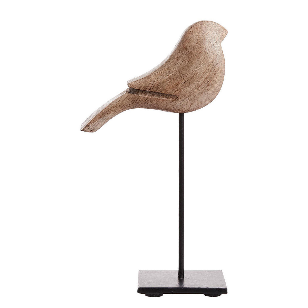 DEKO-VOGEL (6er Set) Birdy - Braun, Holz (12/20/7cm) - Butlers