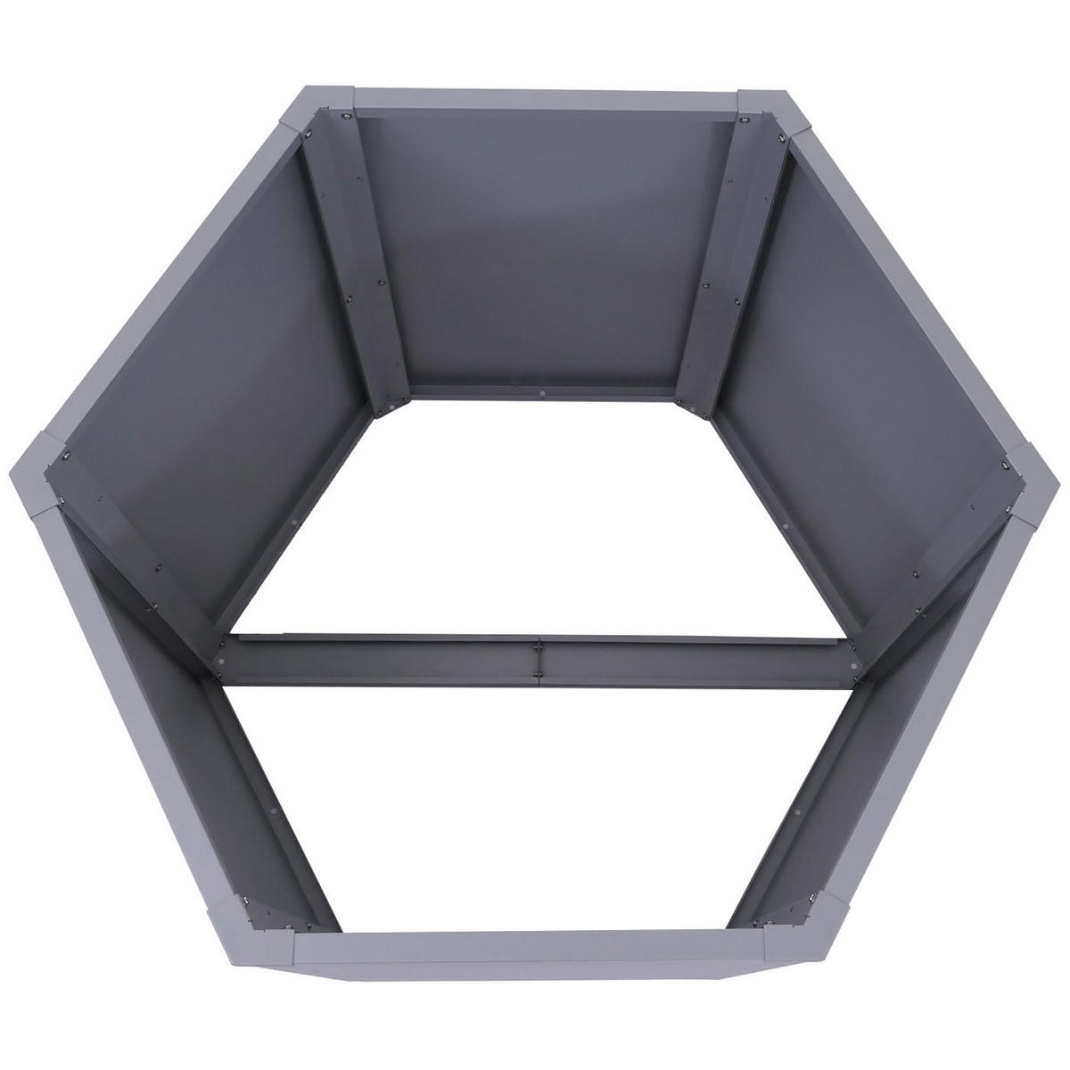 HOCHBEET 77x100x88cm Grau - Grau, Metall (100/77/88cm) - PROREGAL