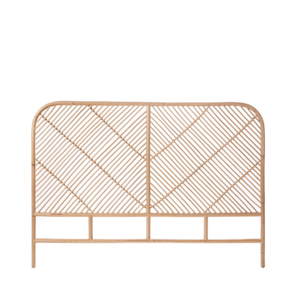 RATTANSENKOPFTEIL 148 cm - KAYAN - Natürlich - Naturfarben, Naturmaterialien (148/112/3cm) - Drawer