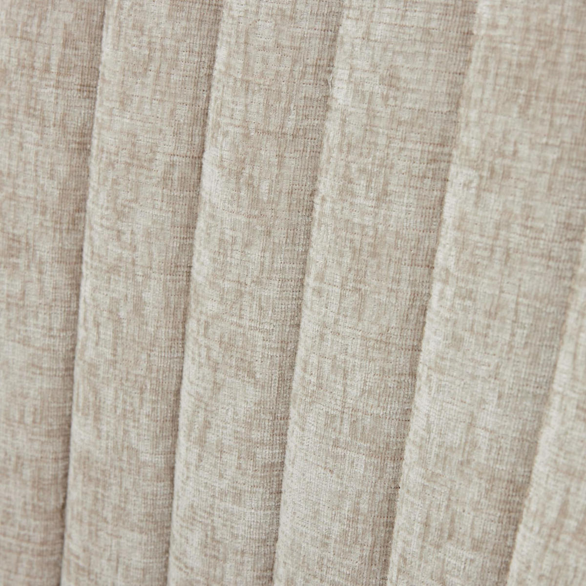 ESSZIMMERSTUHL 2er-Set mit hoher Rückenlehne Chenille Beige - Beige, Metall (50/95/65cm) - Meubliv