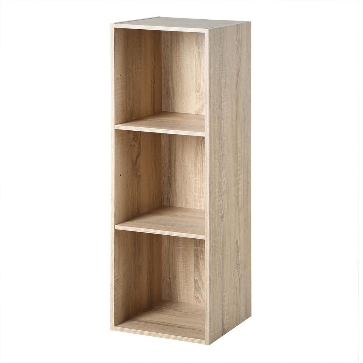 AUFBEWAHRUNGSREGAL mit 3 Fächern - L31,7 cm - Apfelbaumfarben, Holzwerkstoff (29.5/92.5/31.7cm) - Calicosy