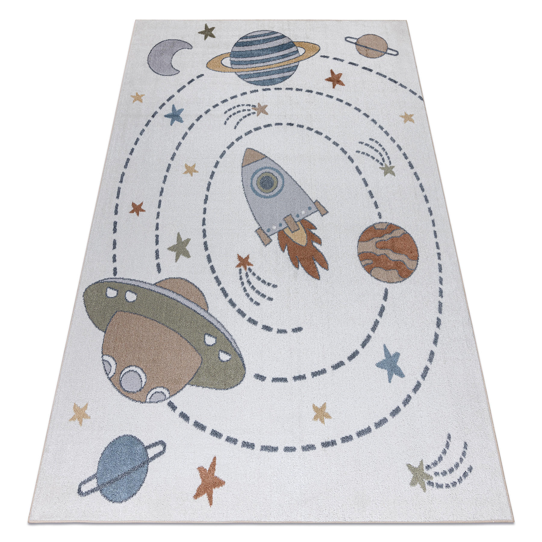 rugsX Teppich Creme 80x150 cm