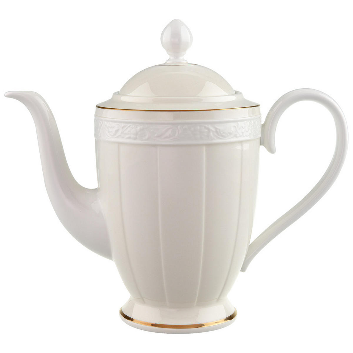 KAFFEEKANNE Ivoire beige 1,35 Liter - Beige, Keramik (1.35L) - Villeroy & Boch