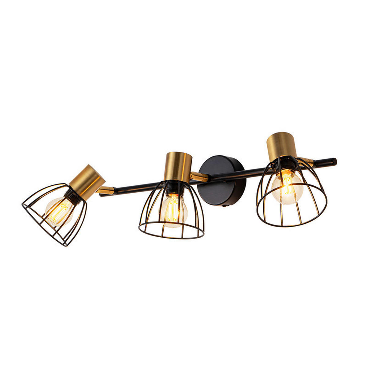 NÁSTĚNNÉ SVÍTIDLO BURNS III 48/18/18 cm - černá, kov (18/18/48cm) - Nettlife