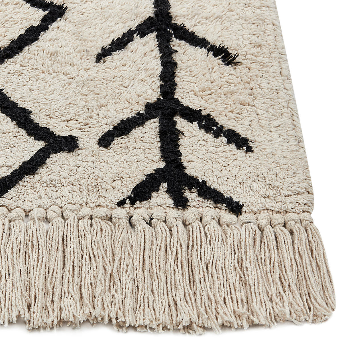 KURZFLOR-TEPPICH Bozkir 230/160 cm - Beige, Textil (160/230cm) - Beliani