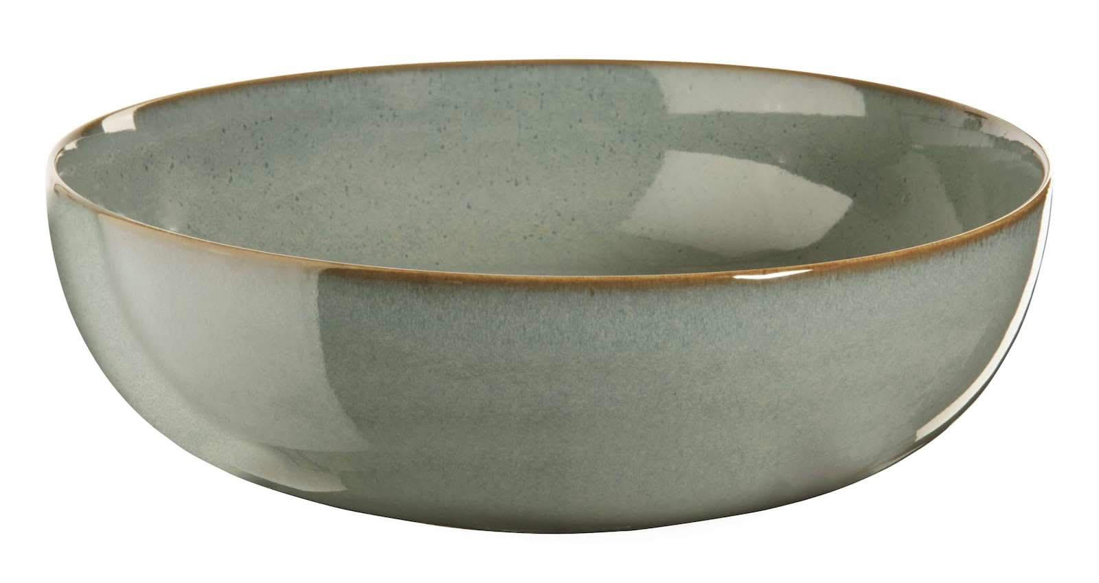 SALATSCHÜSSEL Saisons Eucalyptus ø 29 cm - Grün, Keramik