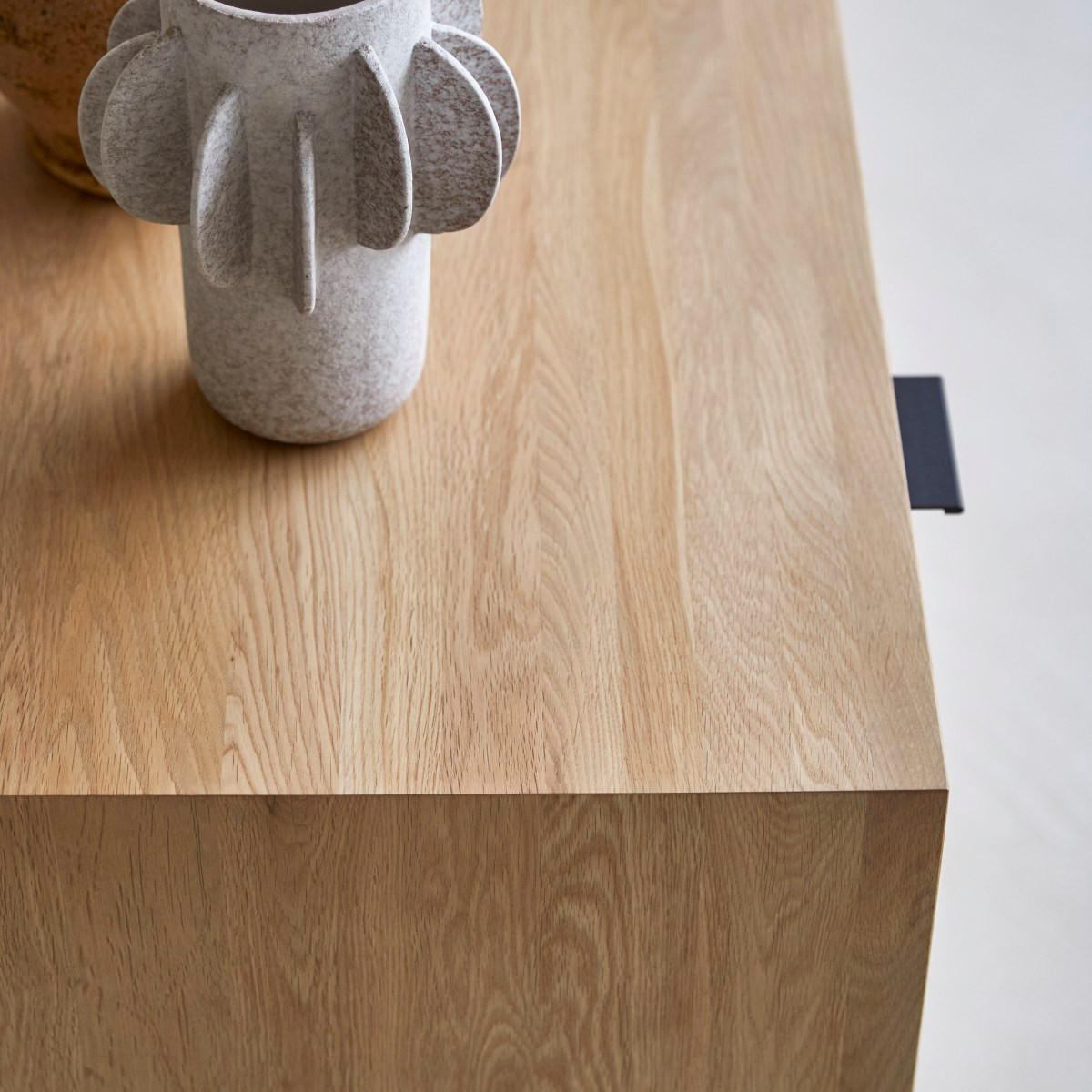 TV-SCHRANK Senson Natur aus Eiche - Naturfarben, Holz (180/55/45cm) - Tikamoon