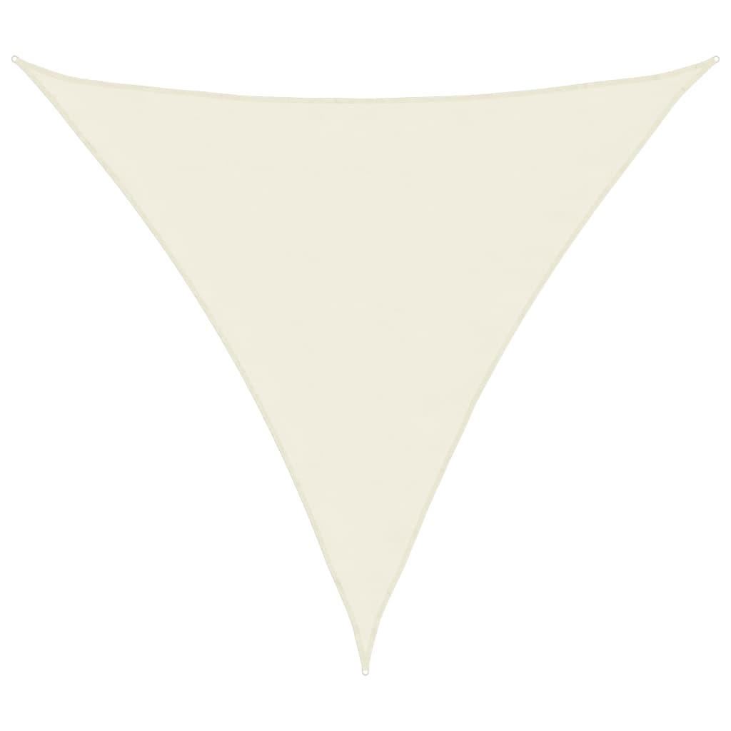 SONNENSEGEL Oxford-Gewebe Dreieckig 4,5x4,5x4,5 m Creme - Creme, Textil (450/450cm) - furnicato