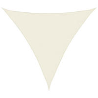 SONNENSEGEL Oxford-Gewebe Dreieckig 4,5x4,5x4,5 m Creme - Creme, Textil (450/450cm) - furnicato