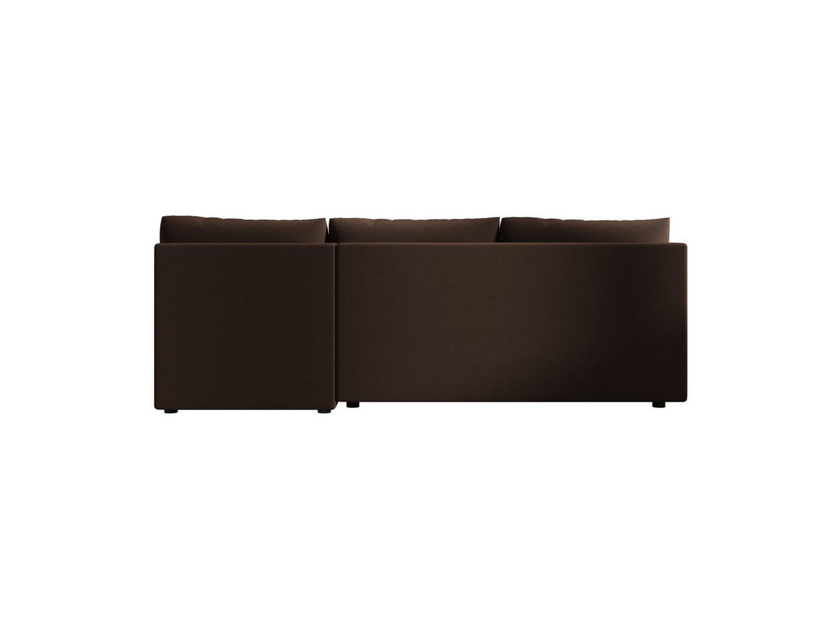 ECKSOFA MOS L Cosmic 800 Rechts mit Schlaffunktion - Braun, Textil (200/143cm) - Bedante