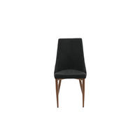 ESSZIMMERSTUHL Leone Schwarz 47x50x92 - Schwarz, Textil (47/92/50cm) - FURNLUX