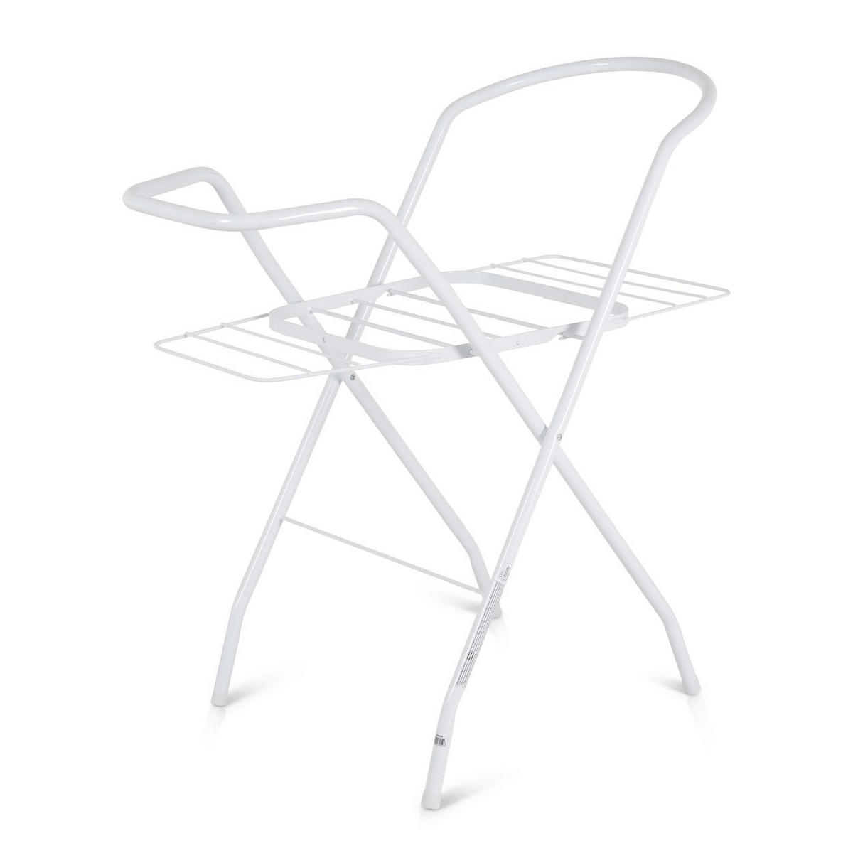BABYBADEWANNEN Ständer 2 in 1 Aqua weiß Aqua Babywäschetrockner Metall klappbar - Weiß, Metall (48/95cm) - Cangaroo