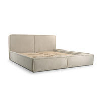 POLSTERBETT - Bett 04 - 160x200 - Beige (Poso 02) - Beige, Holz/Textil (160/200cm) - Möblo