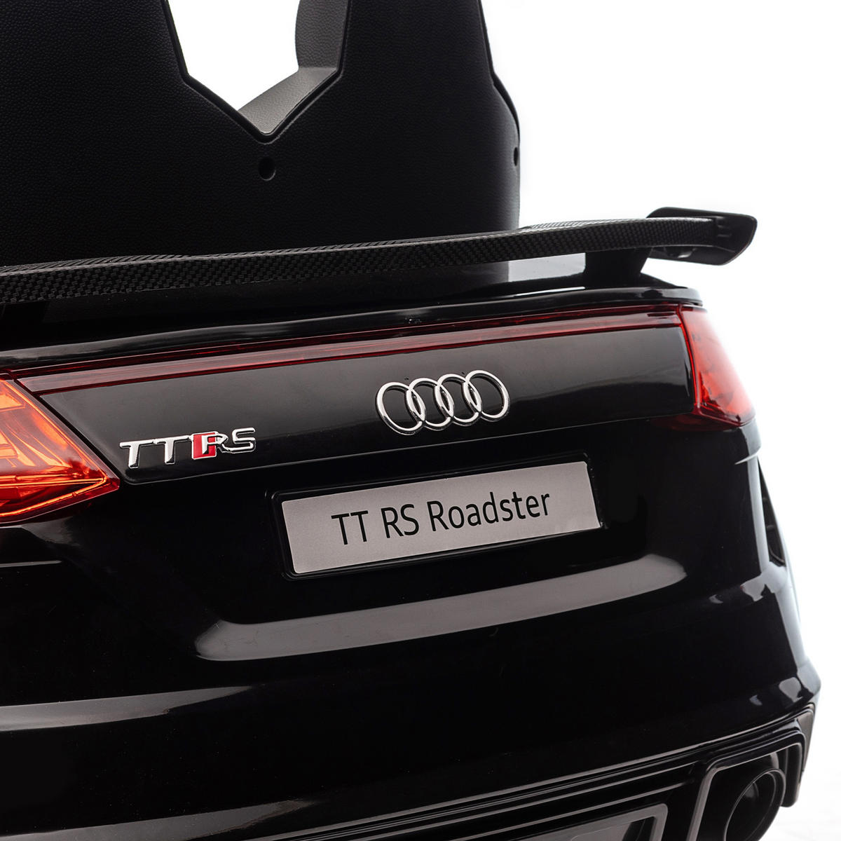KINDER-ELEKTROAUTO DE-06122 Audi TT RS lizenziert mit Fernbedienung Schwarz - Schwarz, Kunststoff/Metall (102/60/44cm) - ComfortXL