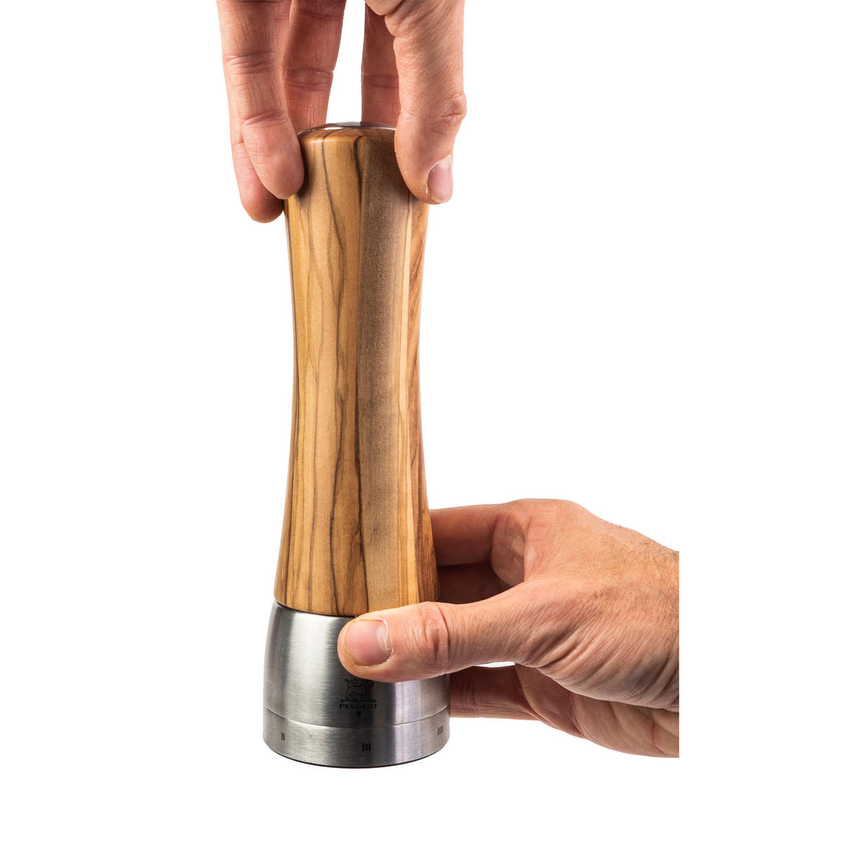 SALZMÜHLE Daman 21cm Olivenholz Stahlmahlwerk - Braun, Holz (6.5/21/6.5cm) - PEUGEOT