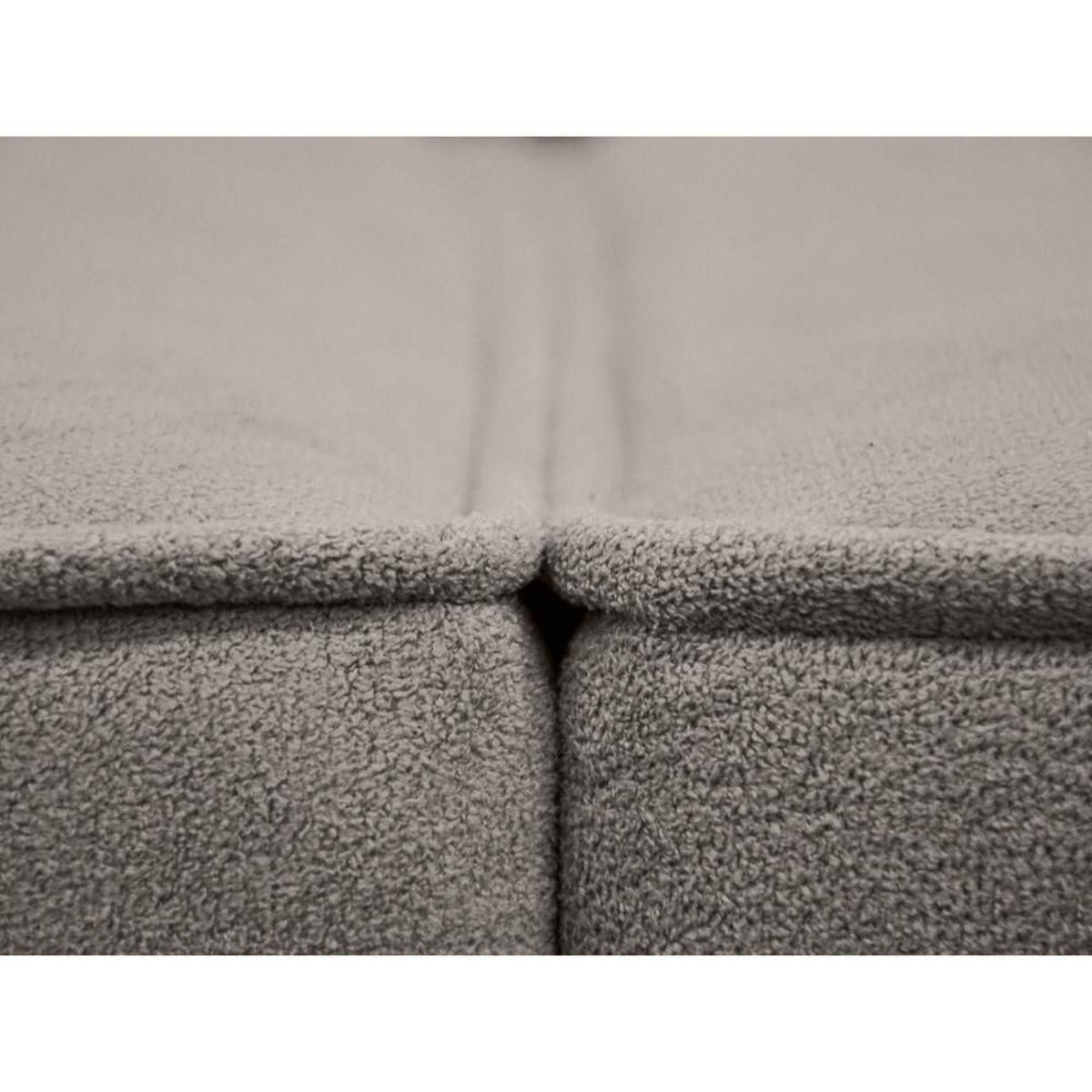 ECKSOFA ohne Schlaffunktion Pedro L cappuccino links - Schwarz/Cappuccino, Kunststoff/Textil (267/170cm) - Beautysofa
