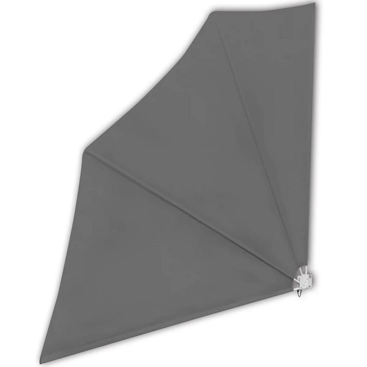 FALTBARER Balkonfächer Grau 140x140 cm - Grau, Textil (140/140/140cm) - furnicato