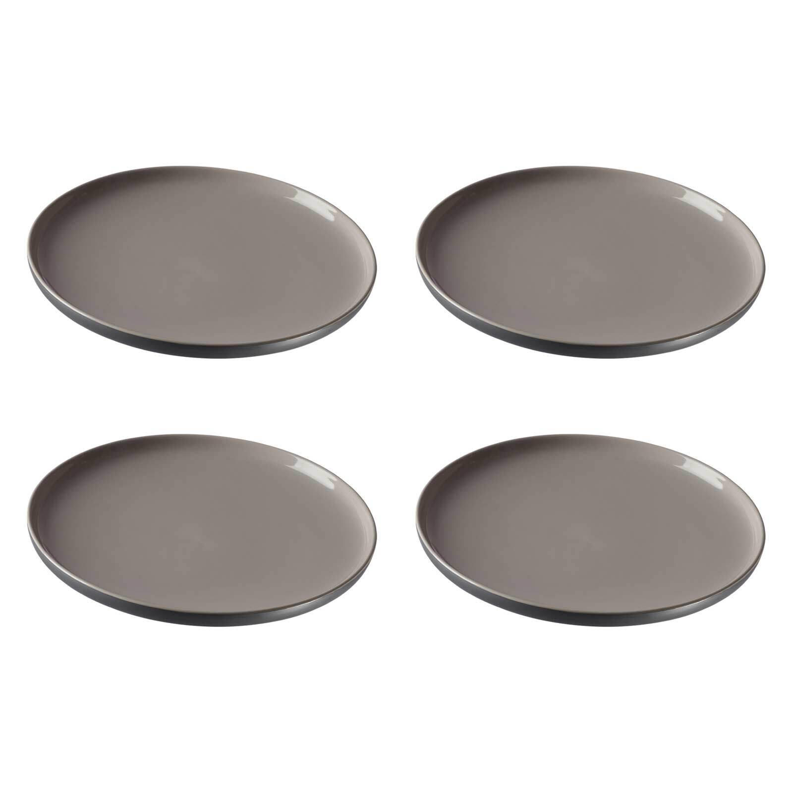 SPEISETELLER Jasper Grau ø 26.0 cm 4er Set - Grau, Keramik (26cm) - Ritzenhoff Breker