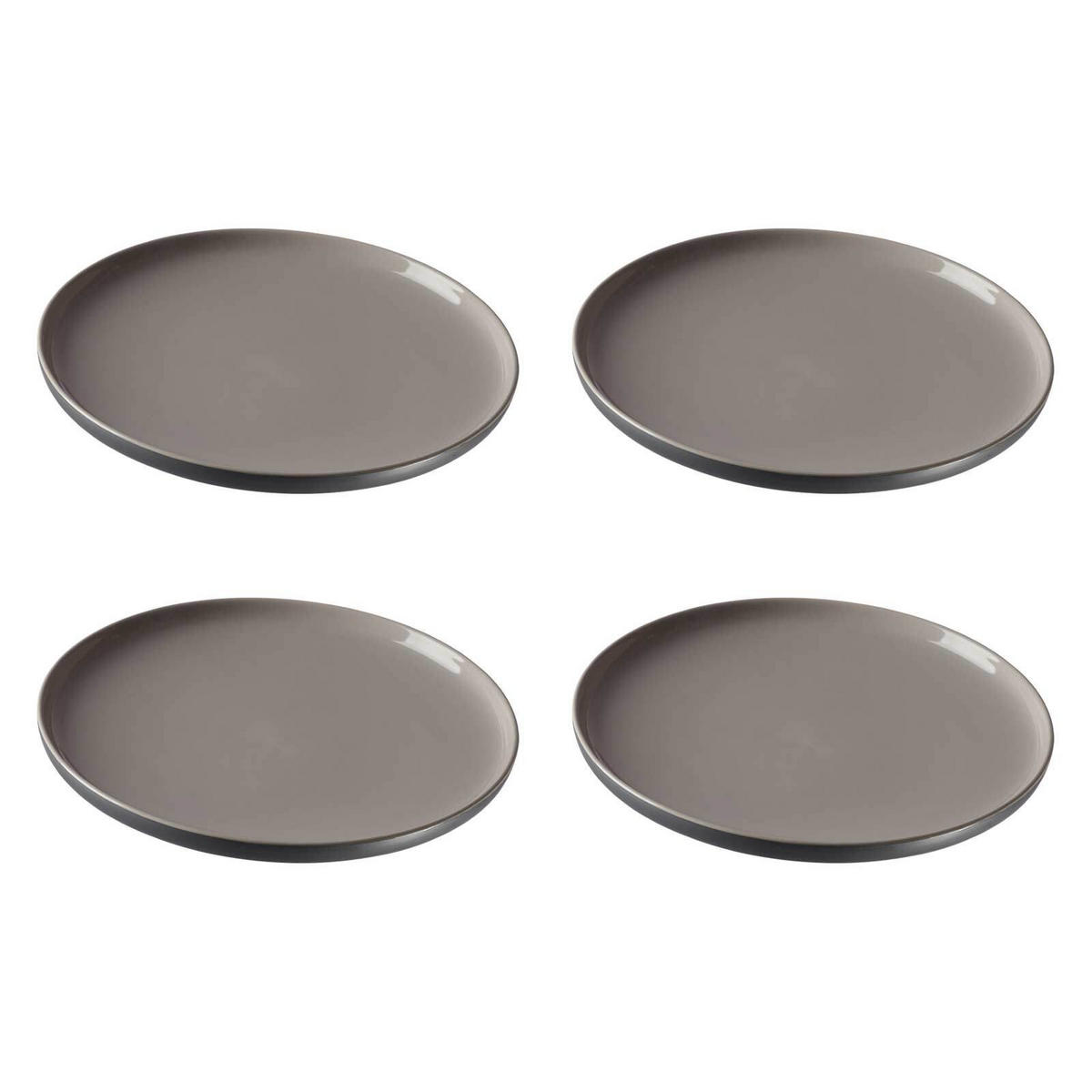 SPEISETELLER Jasper Grau ø 26.0 cm 4er Set - Grau, Keramik (26cm) - Ritzenhoff Breker