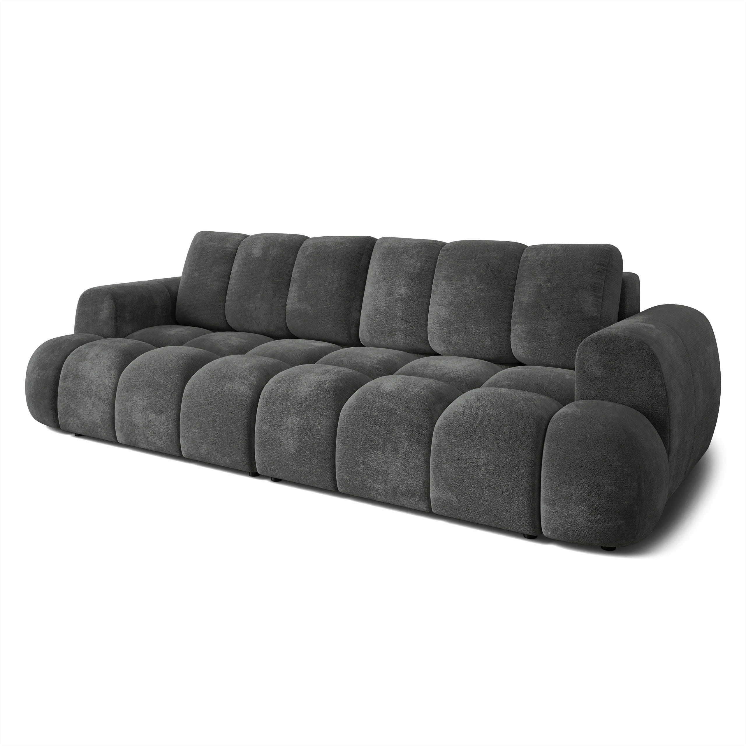 Masseno Bettsofa Grau 300x88x113 cm