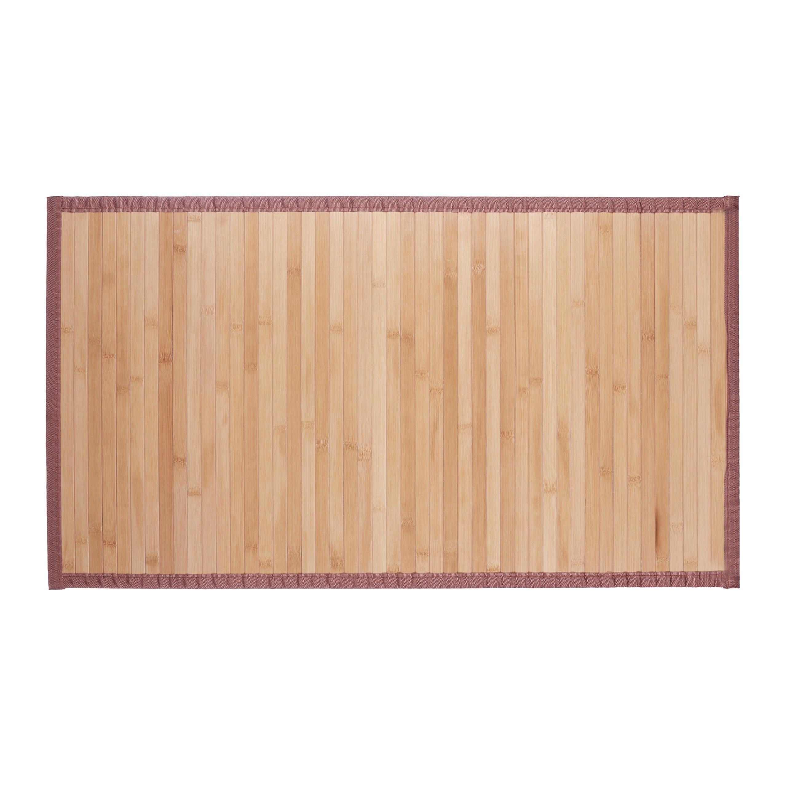 BAMBUSMATTE - Hellbraun, Holz/Textil (45/80cm) - Relaxdays