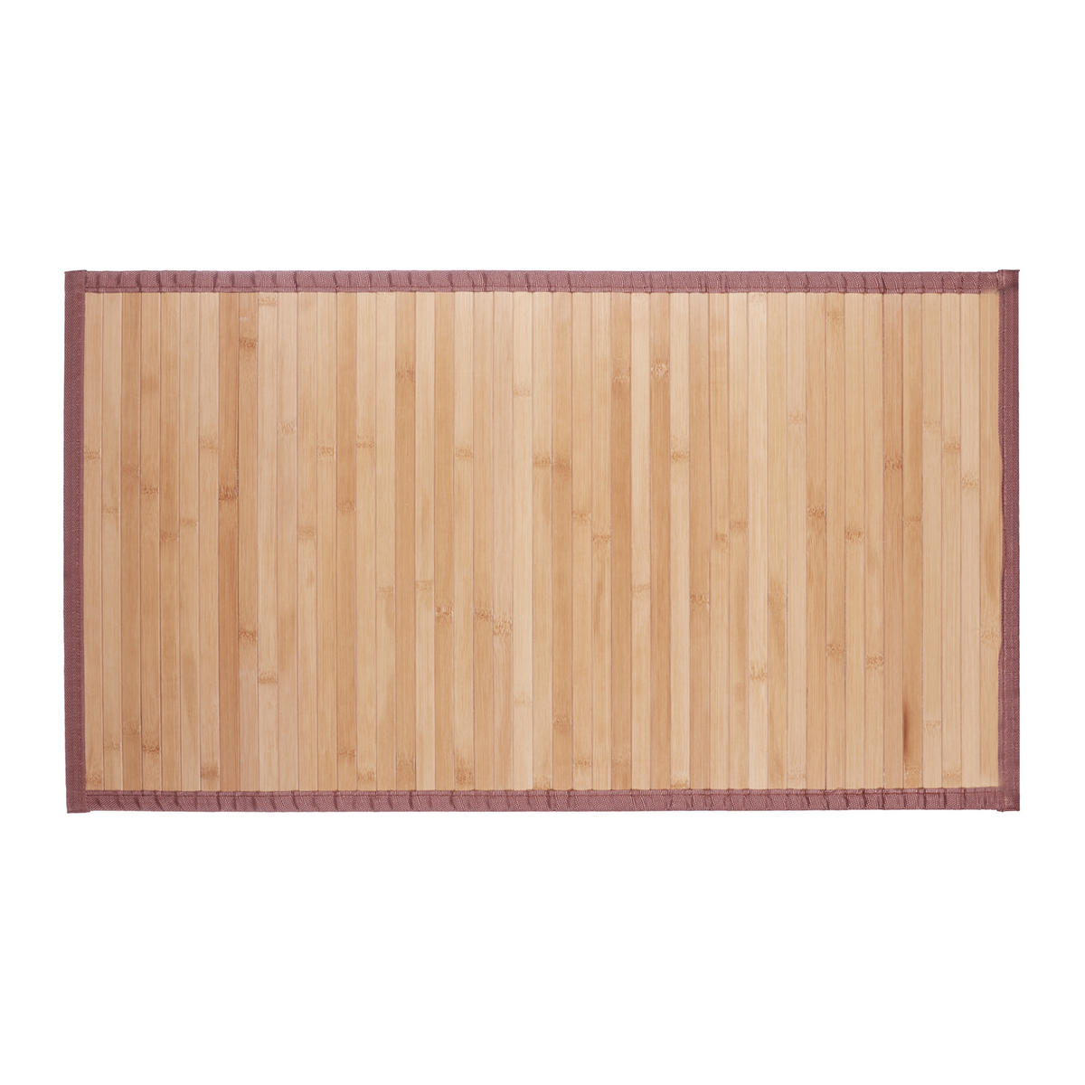 BAMBUSMATTE - Hellbraun, Holz/Textil (45/80cm) - Relaxdays