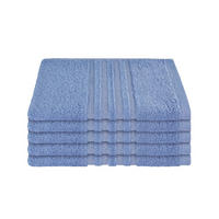 GÄSTETUCHSET Milano - 5-teilig - 30x50 cm - Hellblau - Hellblau, Textil (30/50cm) - SCHIESSER