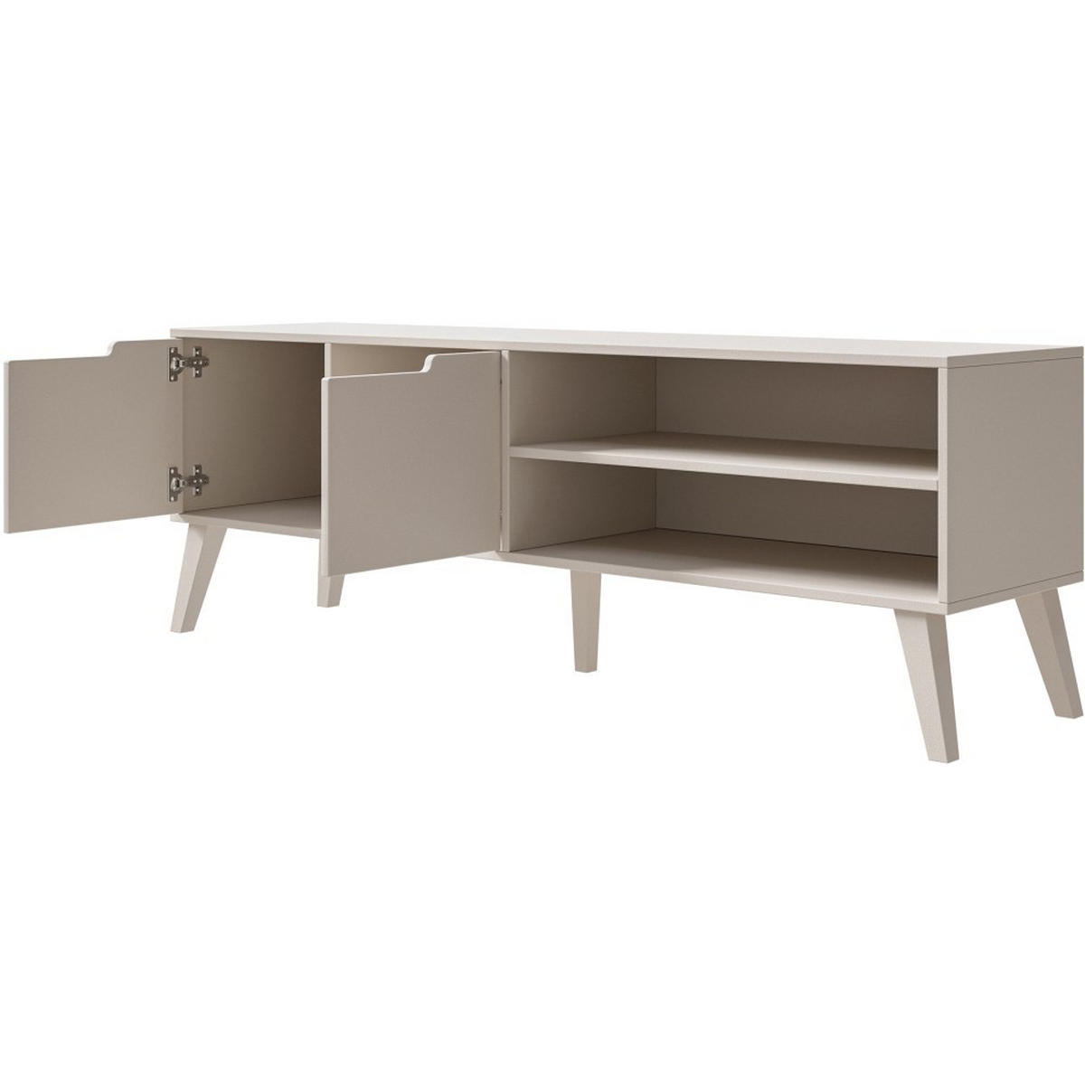 LOWBOARD Norel mit 2 Türen, 160 cm, Kaschmir - Kaschmir, Holz/Holzwerkstoff (160/55/40cm) - Beautysofa
