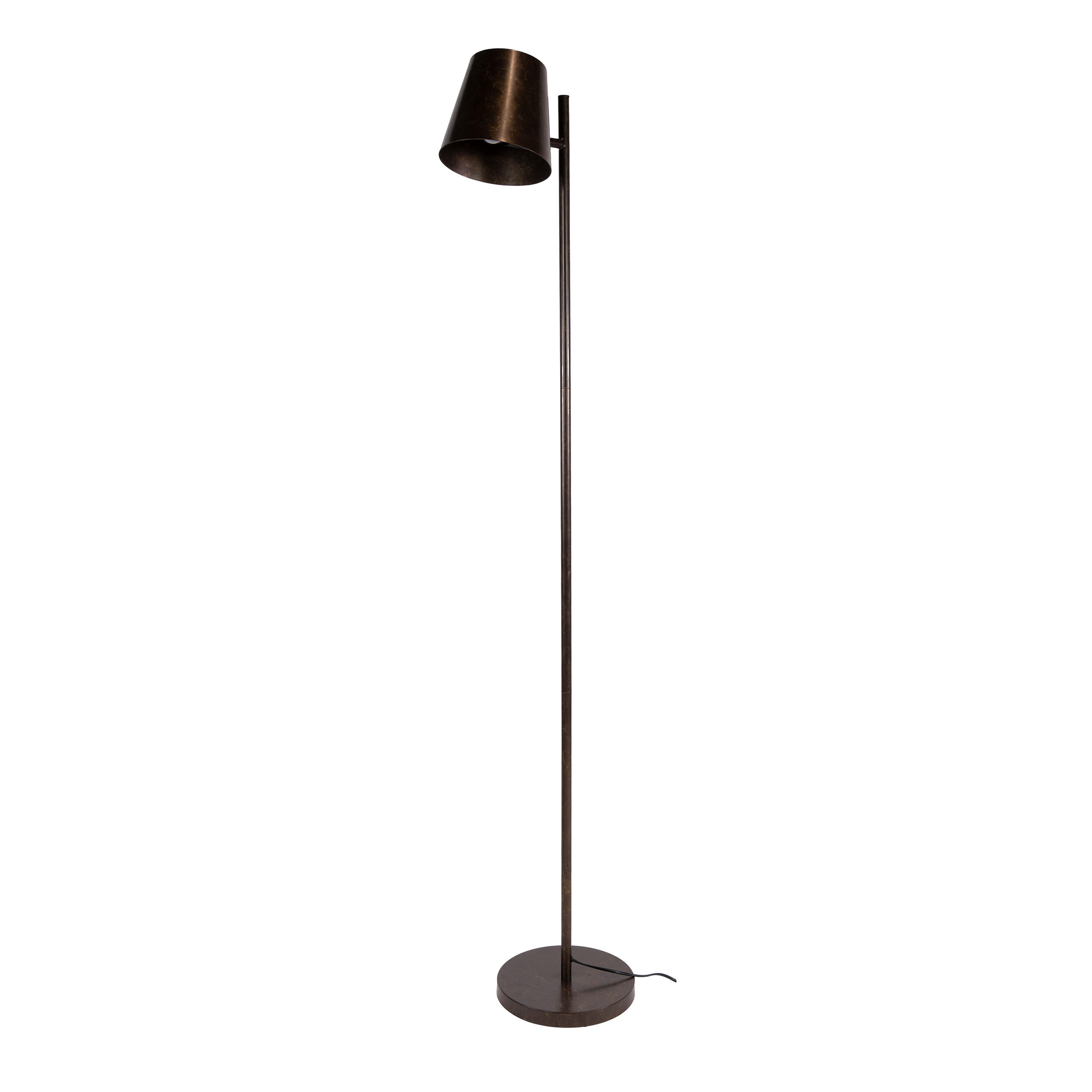 STEHLEUCHTE Flex Braun 18/37/157 cm - Braun, Metall (18/37/157cm) - Hoyz Collection