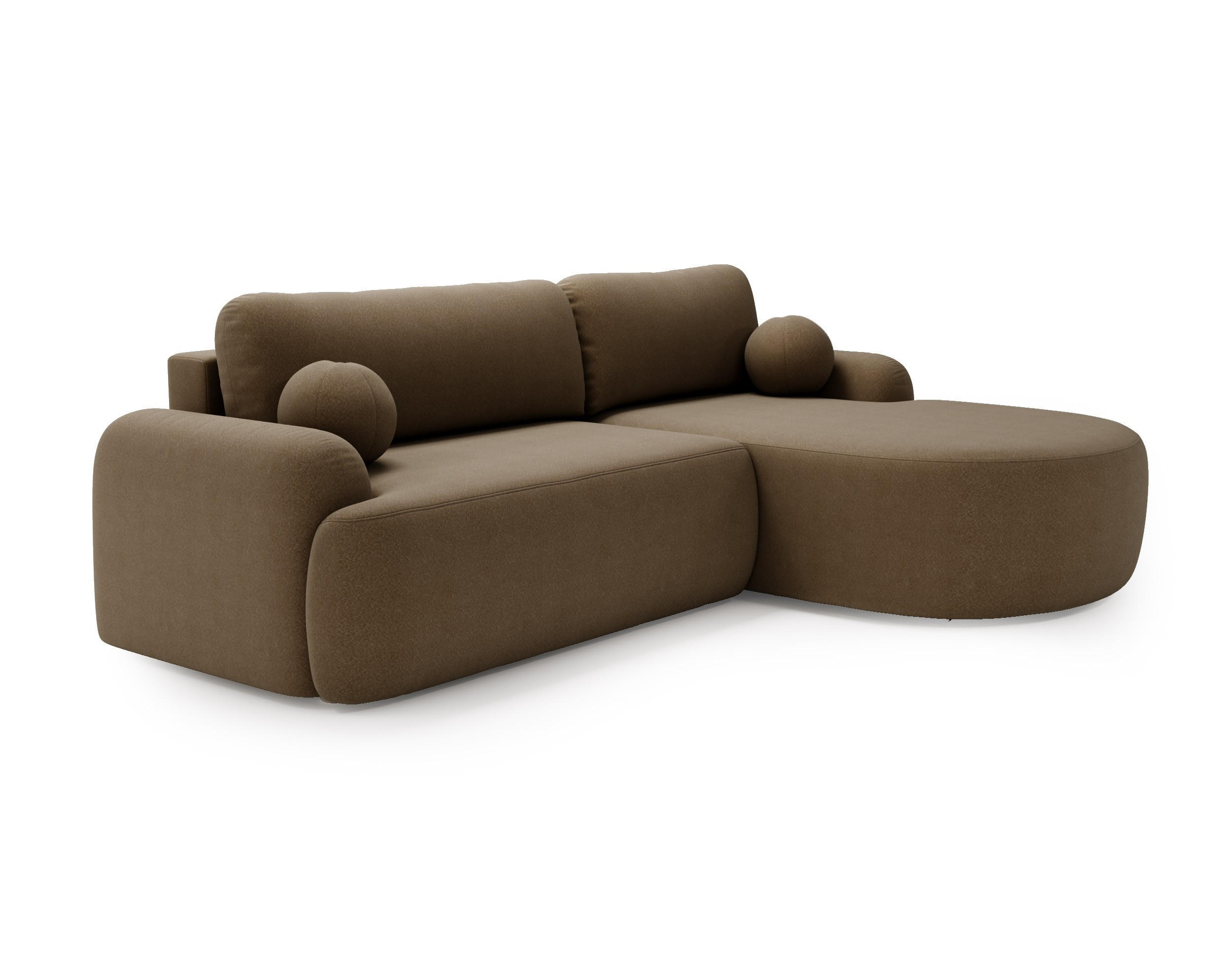 Bettso Ecksofa Braun 261x177 cm