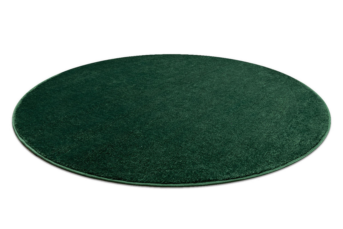 TEPPICH Softy 120 cm - Pastellgrün, Textil (120/120cm) - rugsX
