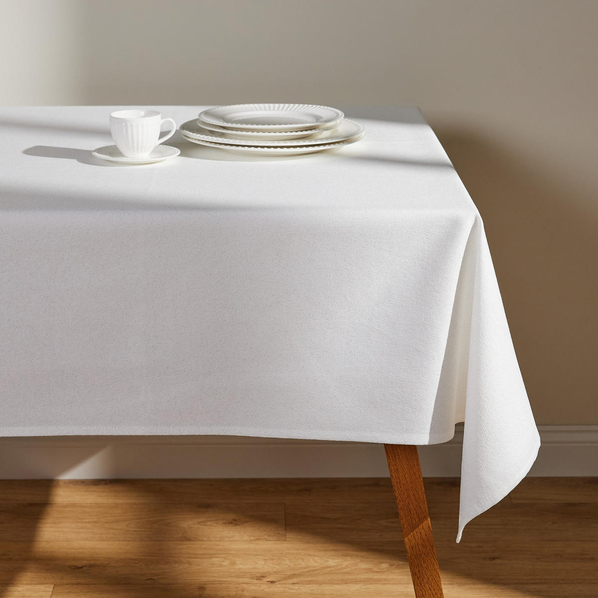 TISCHDECKE Badala - Silberfarben, Textil (220/150/1cm) - home&you