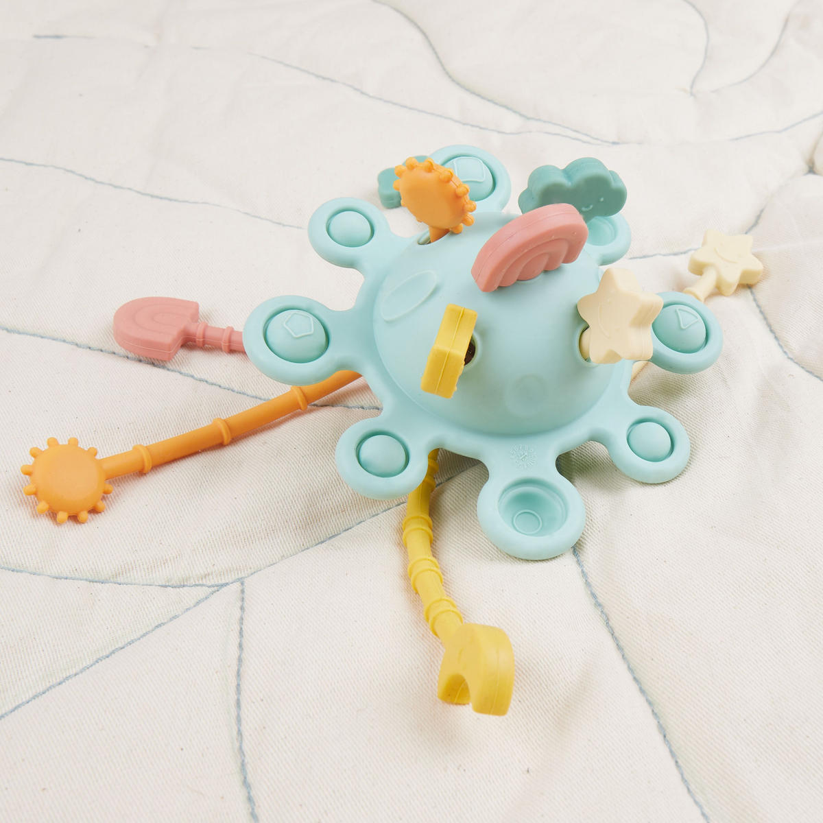 MONTESSORI Activity Planet Silikon - ab - Multicolor, Kunststoff (13.5/13.5cm) - Bieco Spielwaren